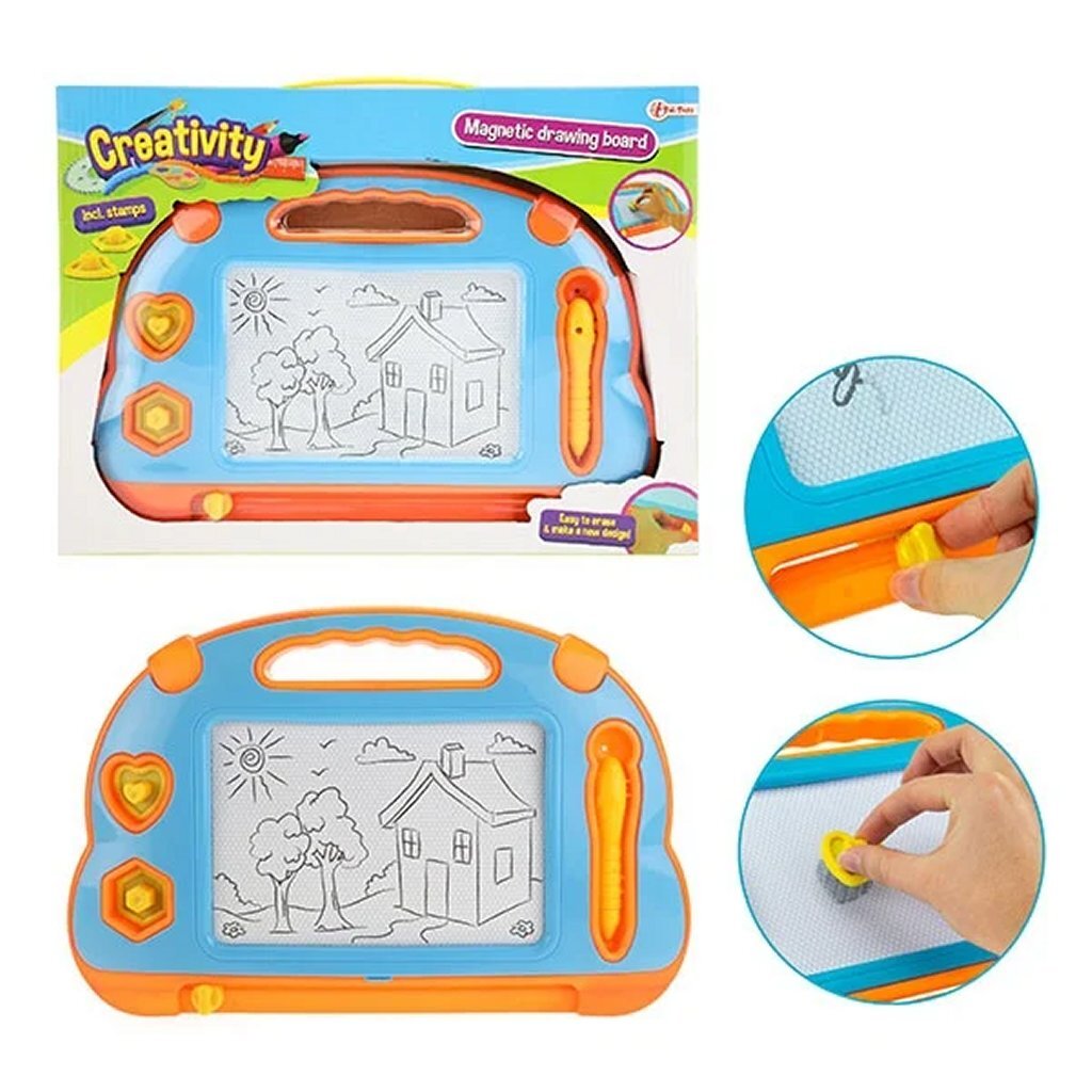 Creativity Magnetic drawing board + pen shapes