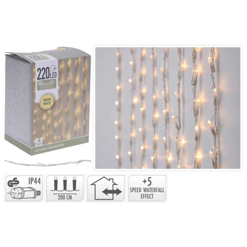 Ambiance Light Curtain med 220 lysdioder