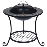 Progarden progarden fire bowl with mosaic design 58x58x44 cm