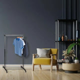 Storage Solutions Storage Solutions clothing rack with wheels Single rang 80x42x (90-165) cm