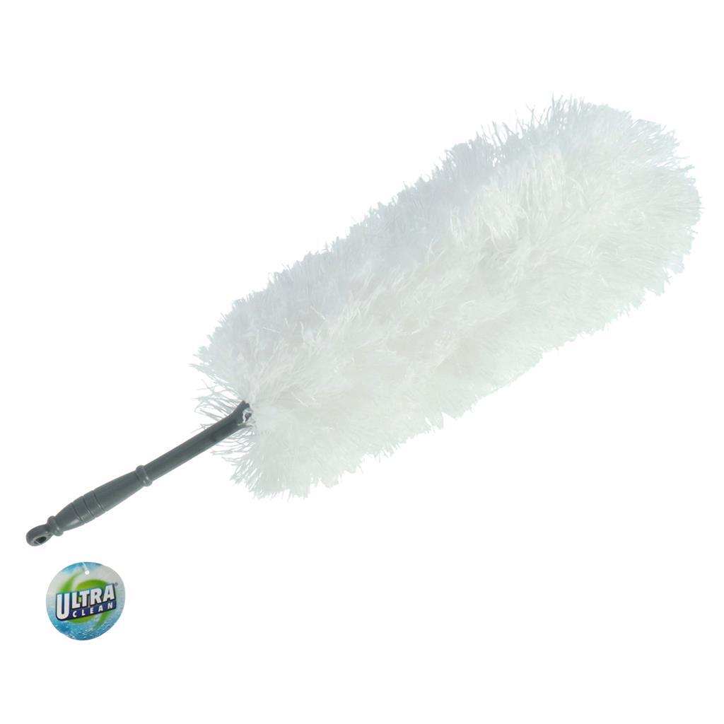 Ultra clean microvezel plumeau 56 cm wit grijs