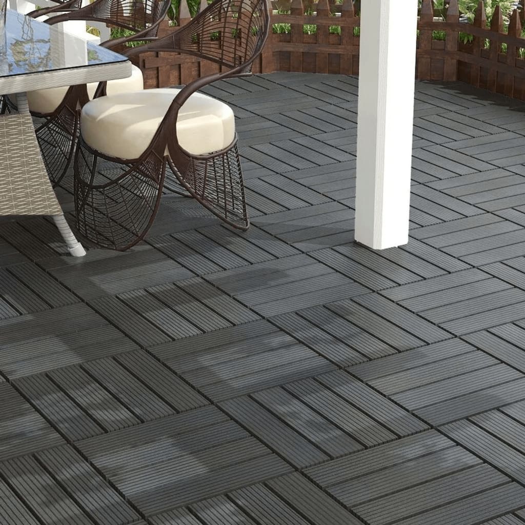 Progarden Progarden Terrace Tiles 6 St Grey foncé