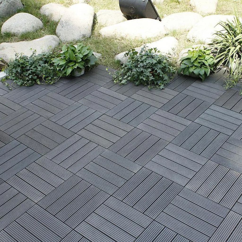Progarden Progarden Terrace Tiles 6 St Grey foncé