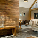 WALLART PLANKER Træ-look Sandwood Oak Grinding Brown