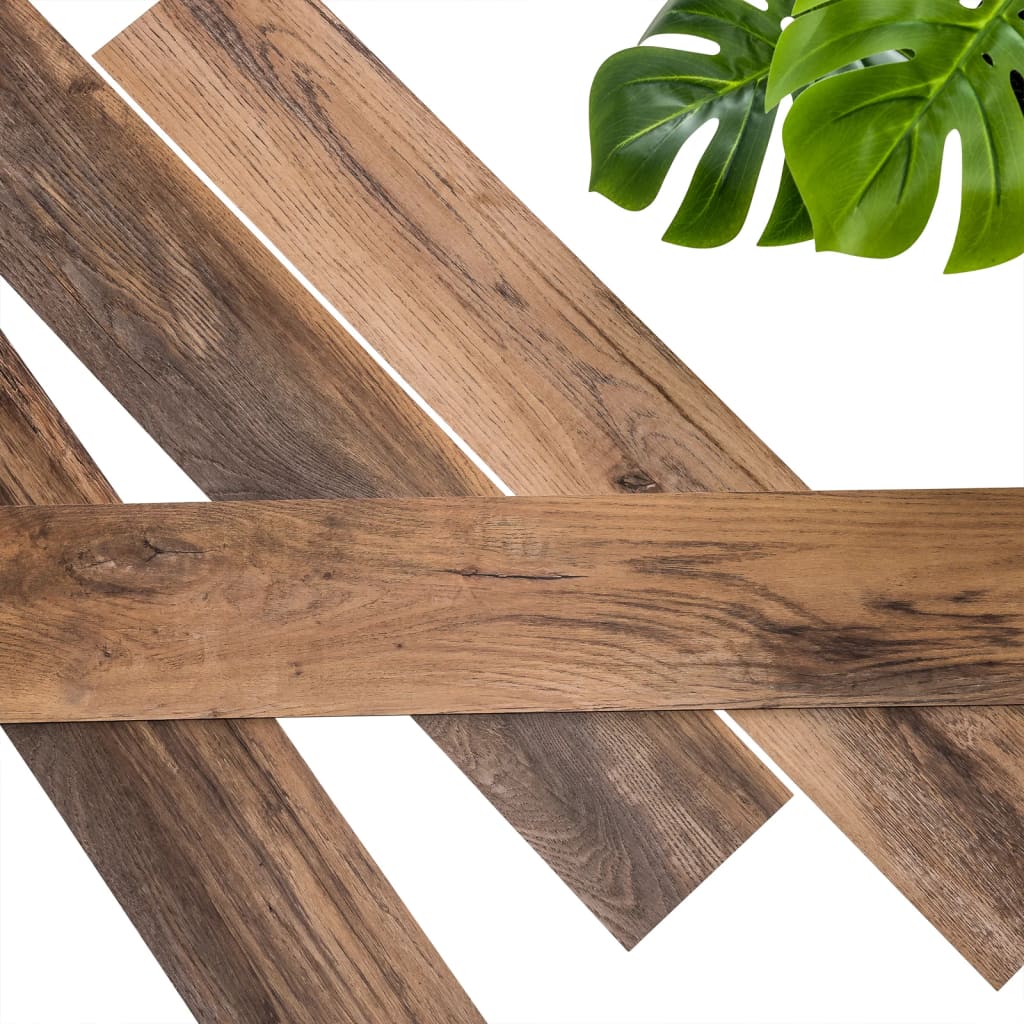WALLART PLANKER Træ-look Sandwood Oak Grinding Brown