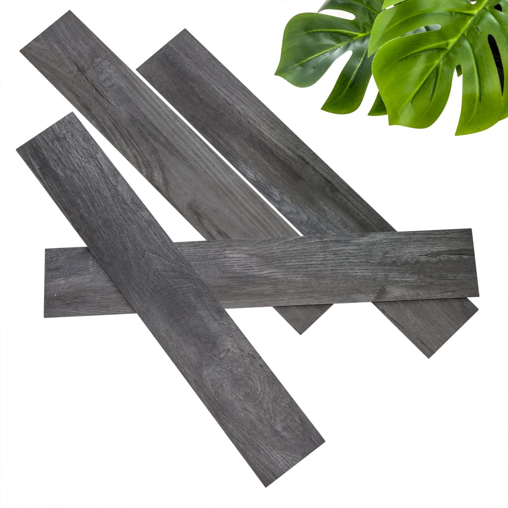Wallart plankor träblick slipning trä ek ask grå