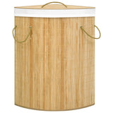 Vidaxl Hoekwasmand 60 l bambus