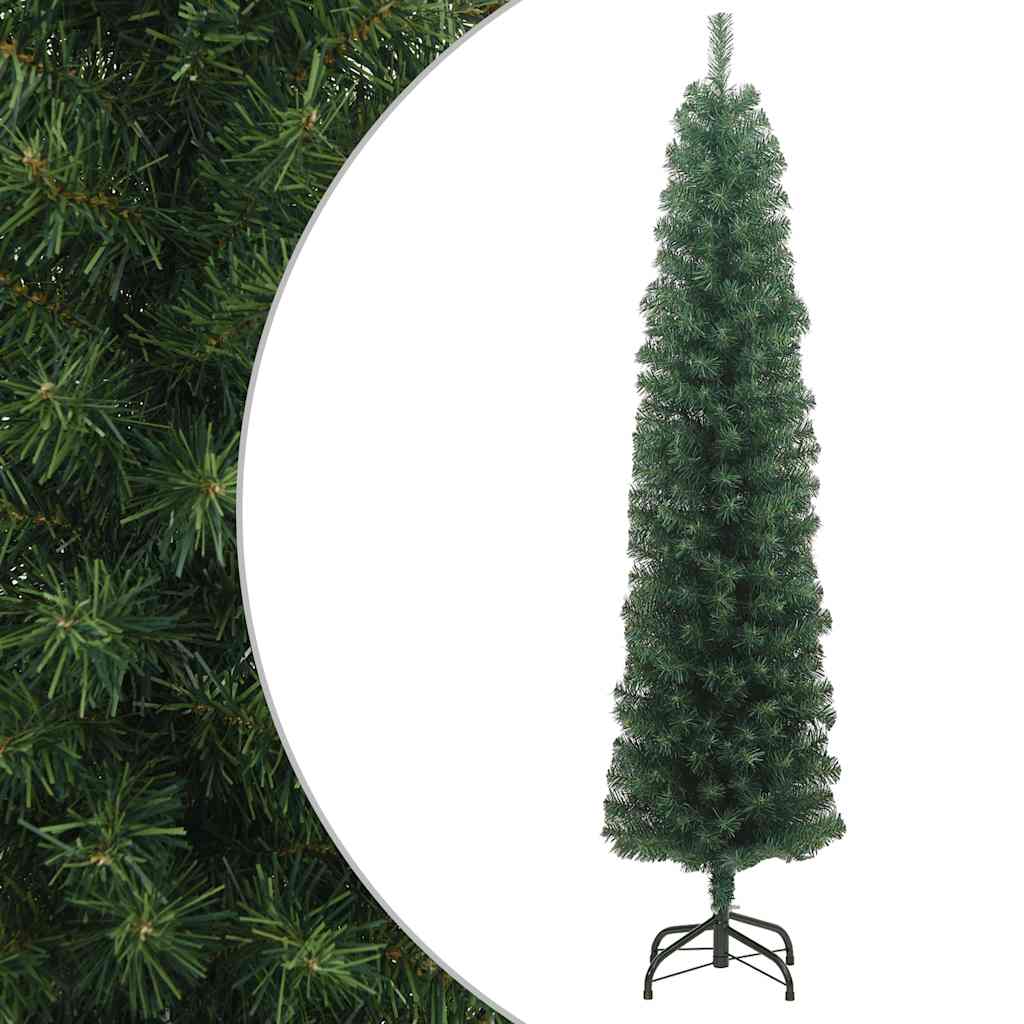 Vidaxl KunstkerStboom se standardním úzkým 210 cm PVC Green