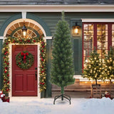 Vidaxl KunstkerStboom se standardním úzkým 210 cm PVC Green