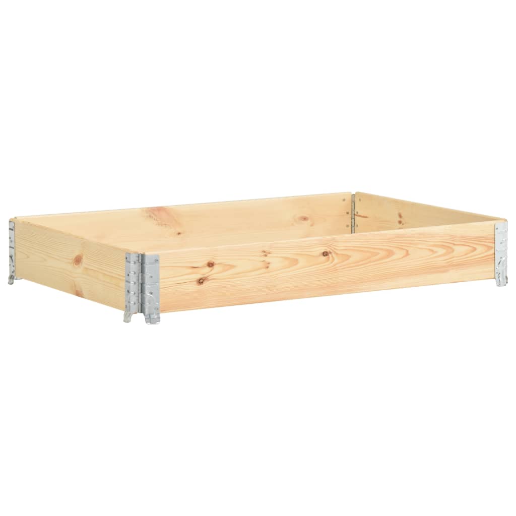 Vidaxl Planter zvedl pevnou borovici 100x150 cm