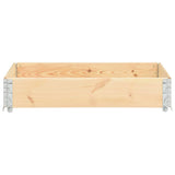 Vidaxl Planter zvedl pevnou borovici 100x150 cm