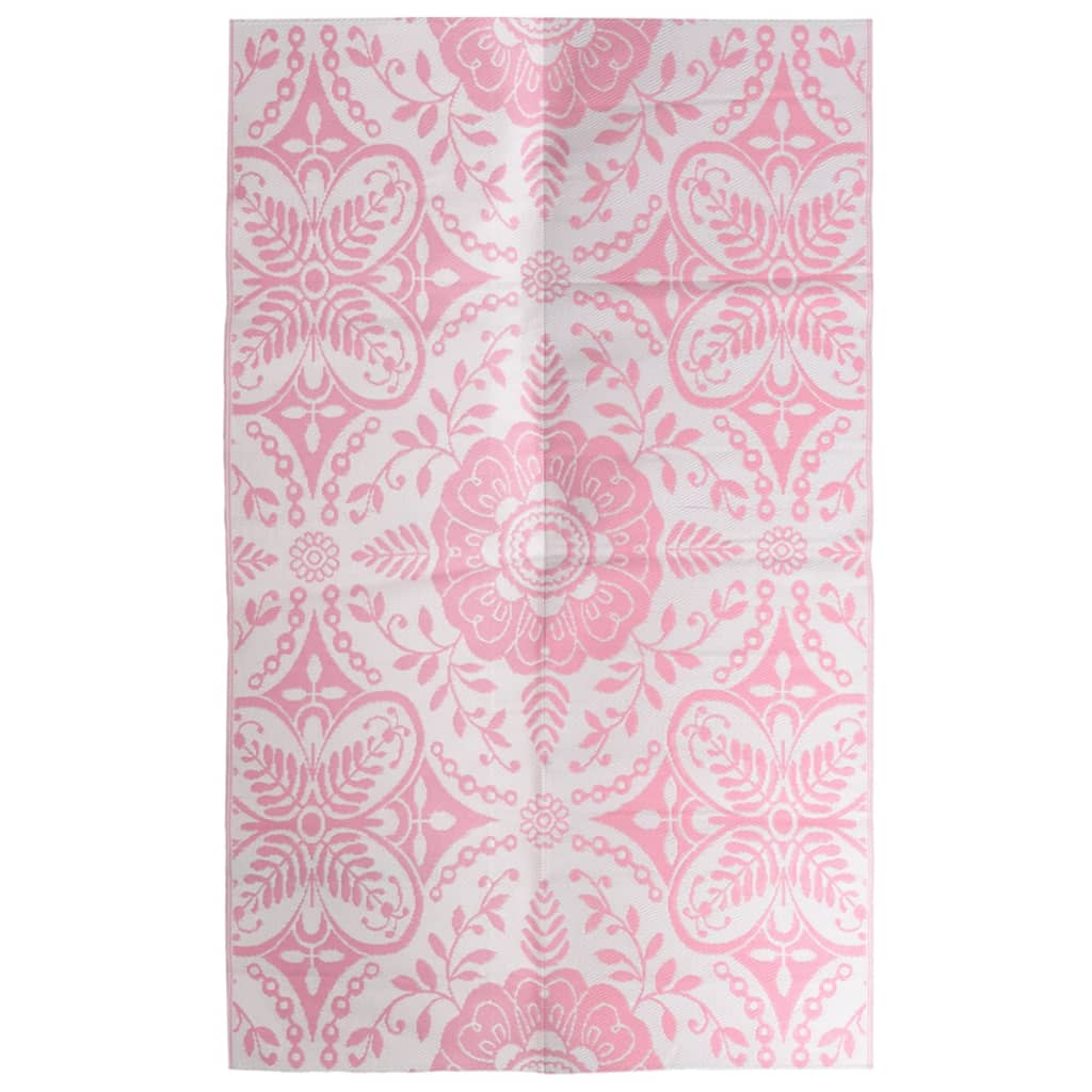 Vidaxl uden for tæppet 160x230 cm pp lyserød