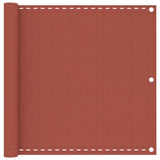Obrazovka balkonu Vidaxl 90x400 cm hdpe terakoty -