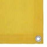 Écran de balcon Vidaxl 90x400 cm jaune HDPE