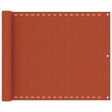 Obrazovka balkonu Vidaxl 75x300 cm hdpe oranje