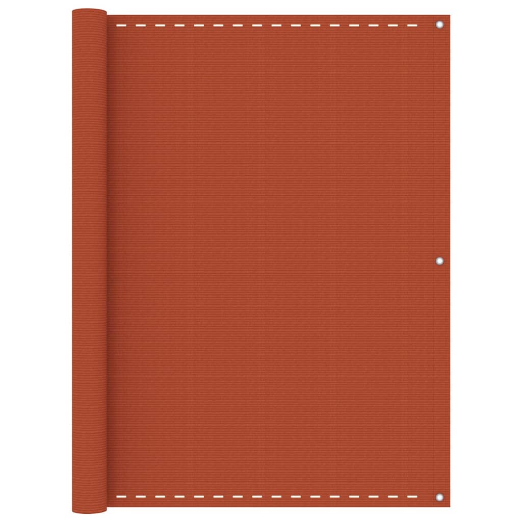 VIDAXL -Balkon -Bildschirm 120x600 cm HDPE Oranje