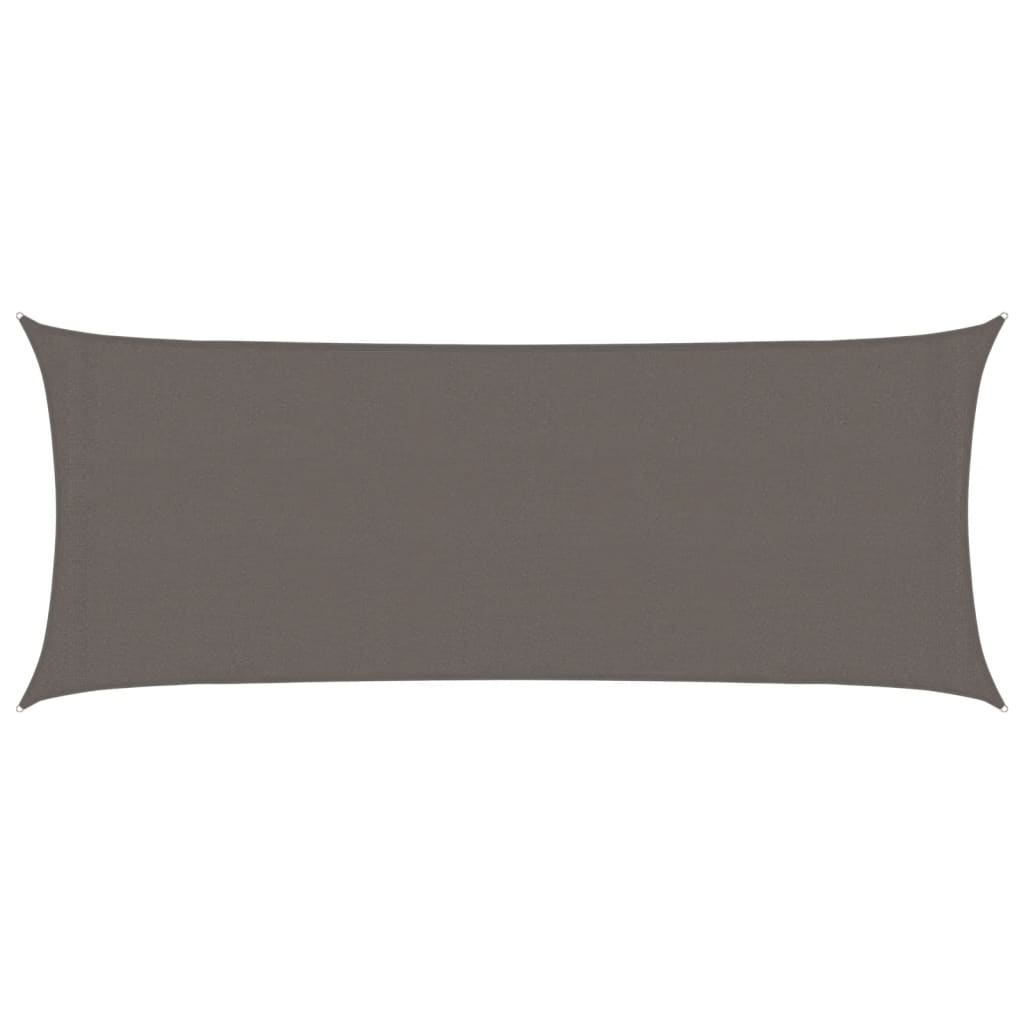 Vidaxl Zonnezeil 160 g m² 2x4,5 m HDPE Anthracite -colored
