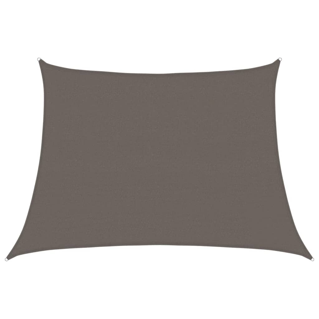 Vidaxl Zonneeze 160 g m² 4x3 m hdpe Anthhacite -Colored
