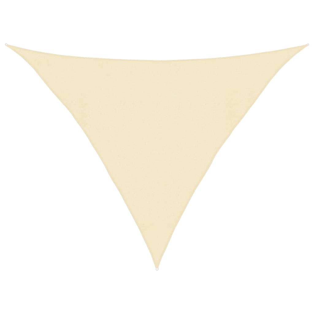 Vidaxl Zonnezeil 160 g m² 4x4x5.8 m HDPE cream -colored