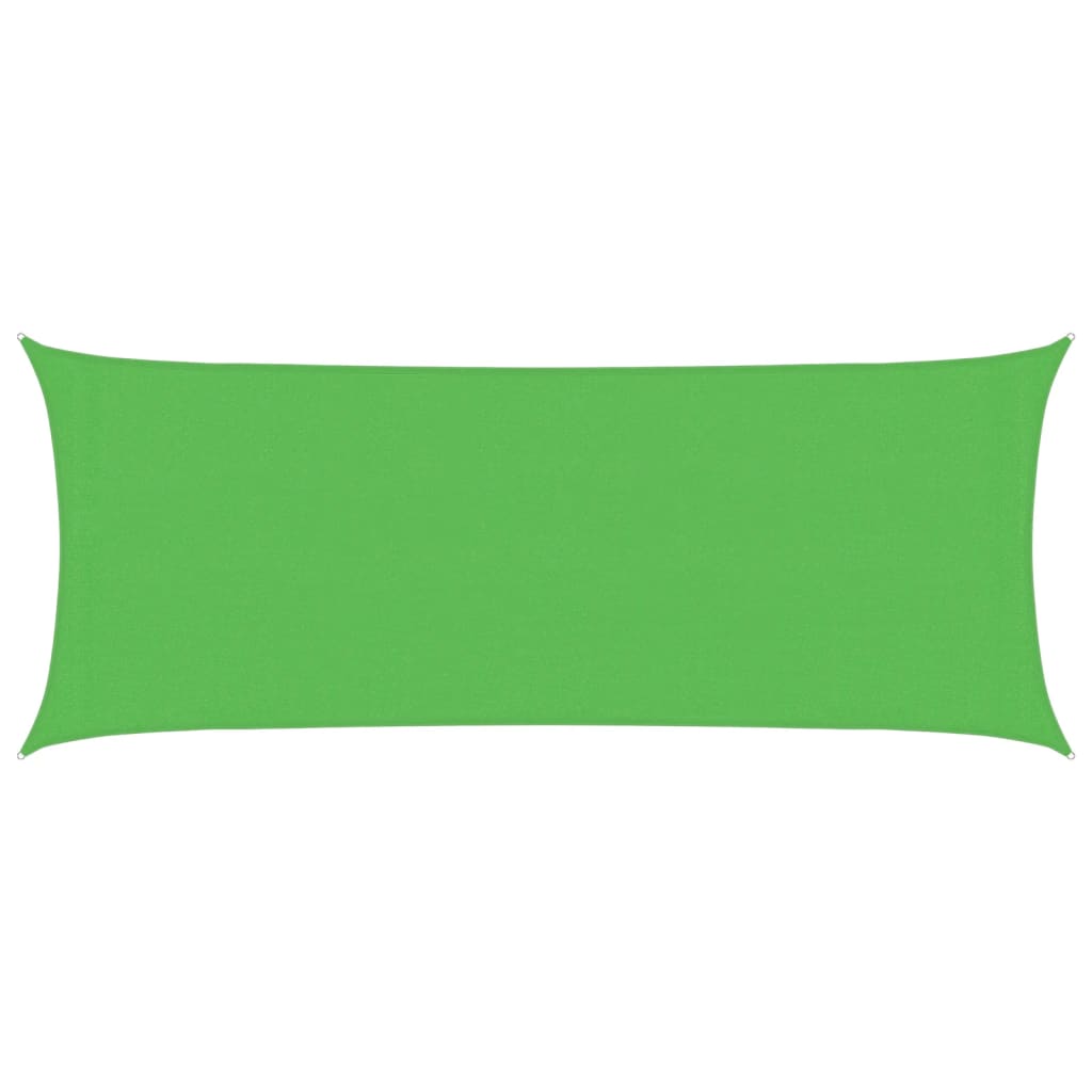 Vidaxl Zonnezeil 160 g m² 2x5 m HDPE světle zelená