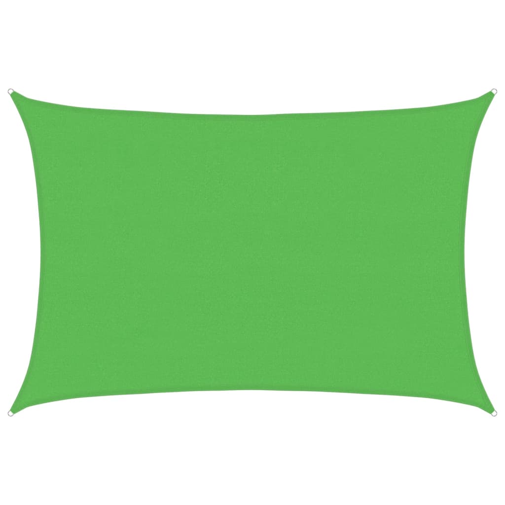 Vidaxl Zonnezeil 160 g m² 4x6 m HDPE vert clair