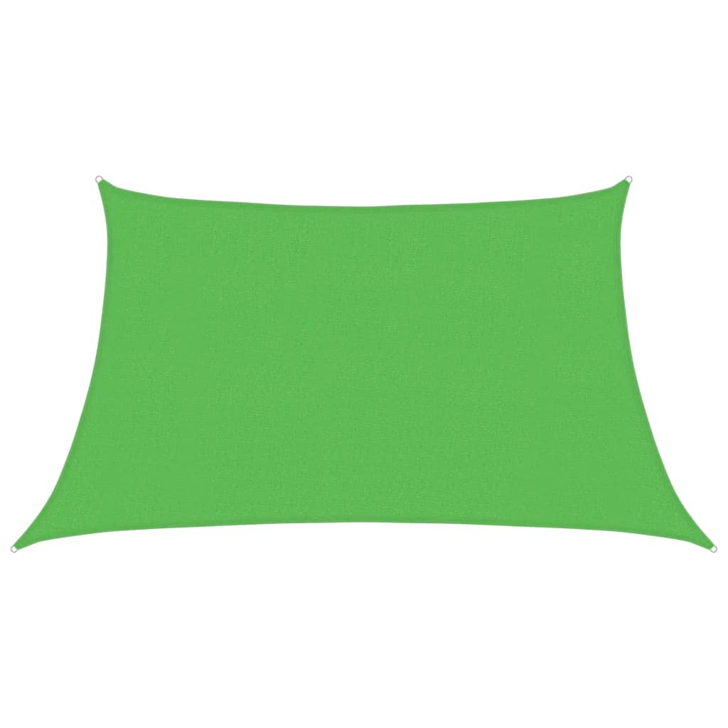 Vidaxl Zonnezeil 160 g m² 3 4x2 m HDPE vert clair