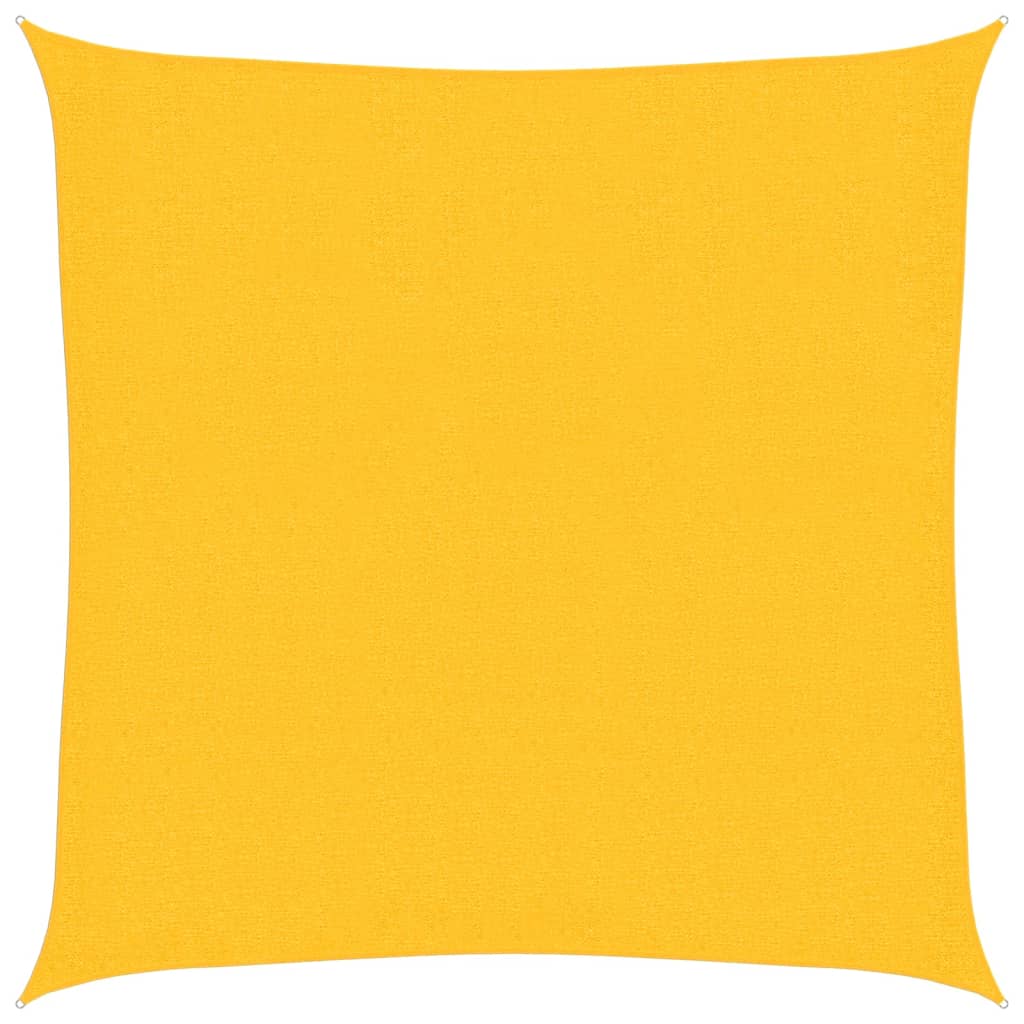 Vidaxl Zonnezeil 160 g m² 2,5x2,5 m hdpe gul
