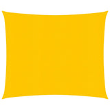 Vidaxl Zonnezeil 160 g m² carré 4x4 m jaune HDPE