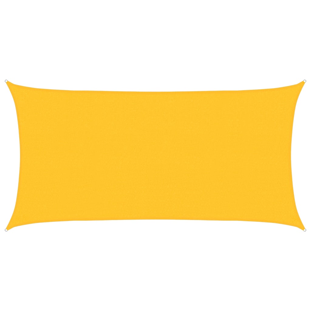 Vidaxl Zonnezeil 160 g m² Rectangular 2x3.5 M HDPE Amarillo