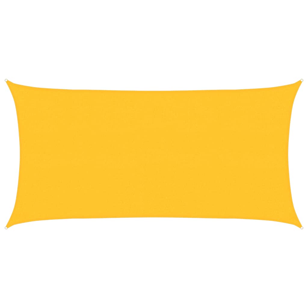 Vidaxl Zonnezeil 160 g m² 2,5x5 m en jaune HDPE