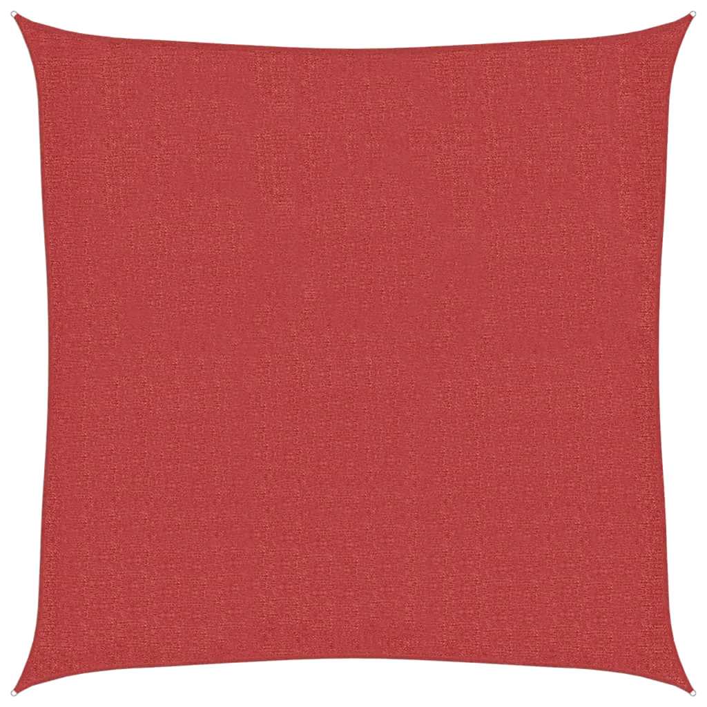Vidaxl Zonnezeil 160 g m² 2x2 m Hdpe Red