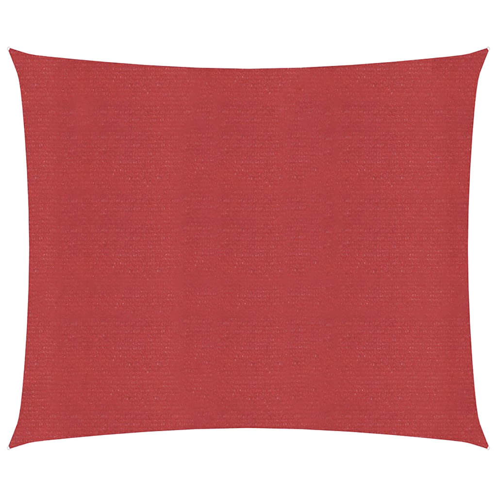 Vidaxl Zonnezeil 160 g m² 4,5x4,5 m Hdpe Red