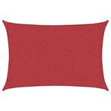 Vidaxl Zonnezeil 160 g m² 3x4.5 m HDPE red