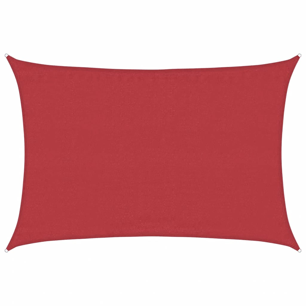 Vidaxl Zonnezeil 160 g m² 3,5x5 m HDPE RED