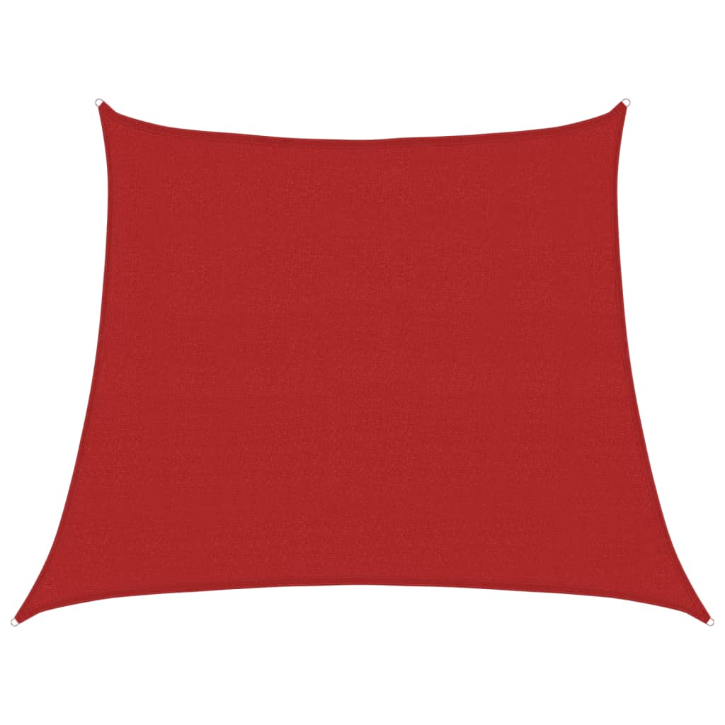 Vidaxl Zonnezeil 160 g m² 3 4x3 m hdpe rdeča