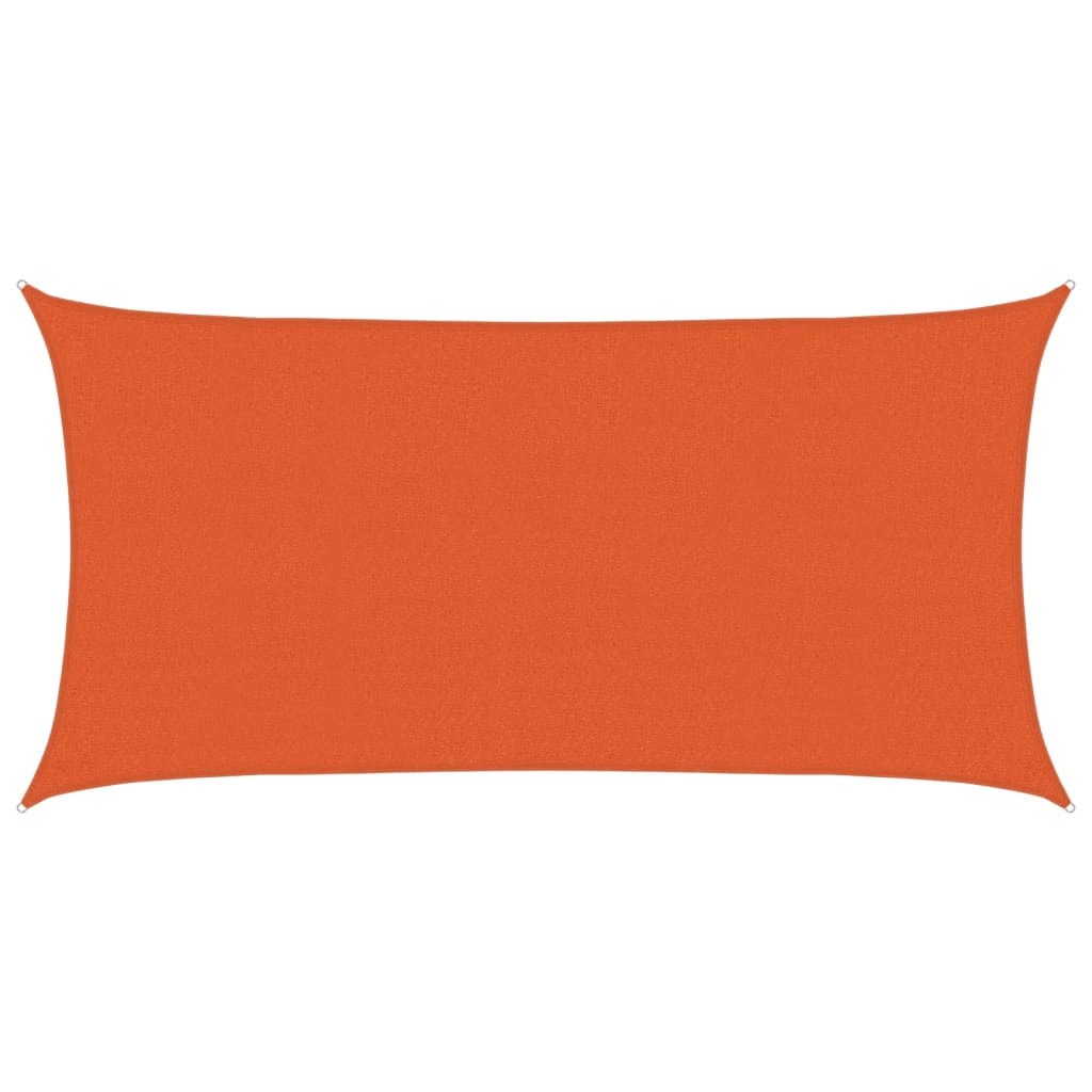 Vidaxl Zonnezeil 160 g m² 2x3.5 m HDPE Oranje