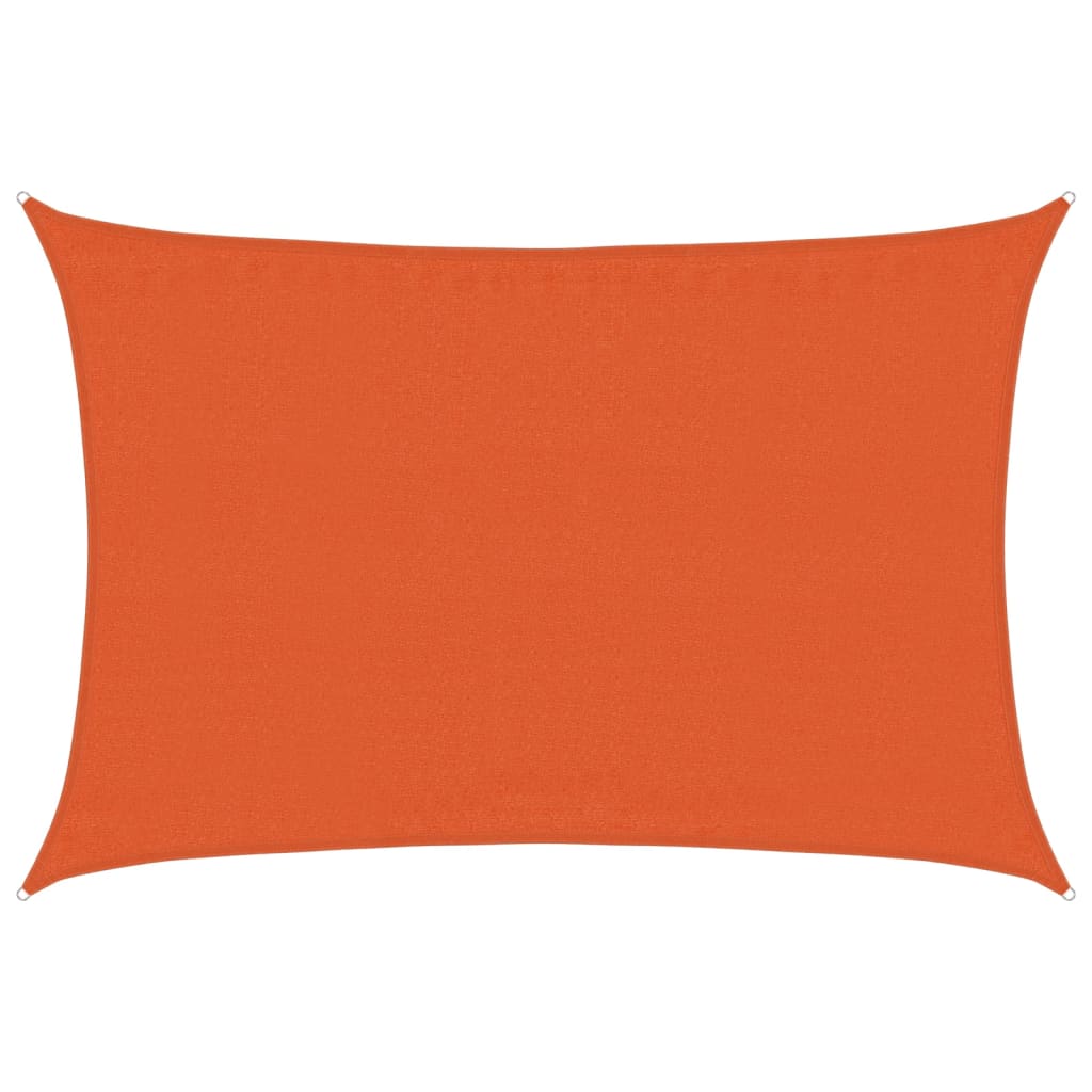 Vidaxl Zonnezeil 160 g m² 3,5 x 4,5 M HDPE Oranje