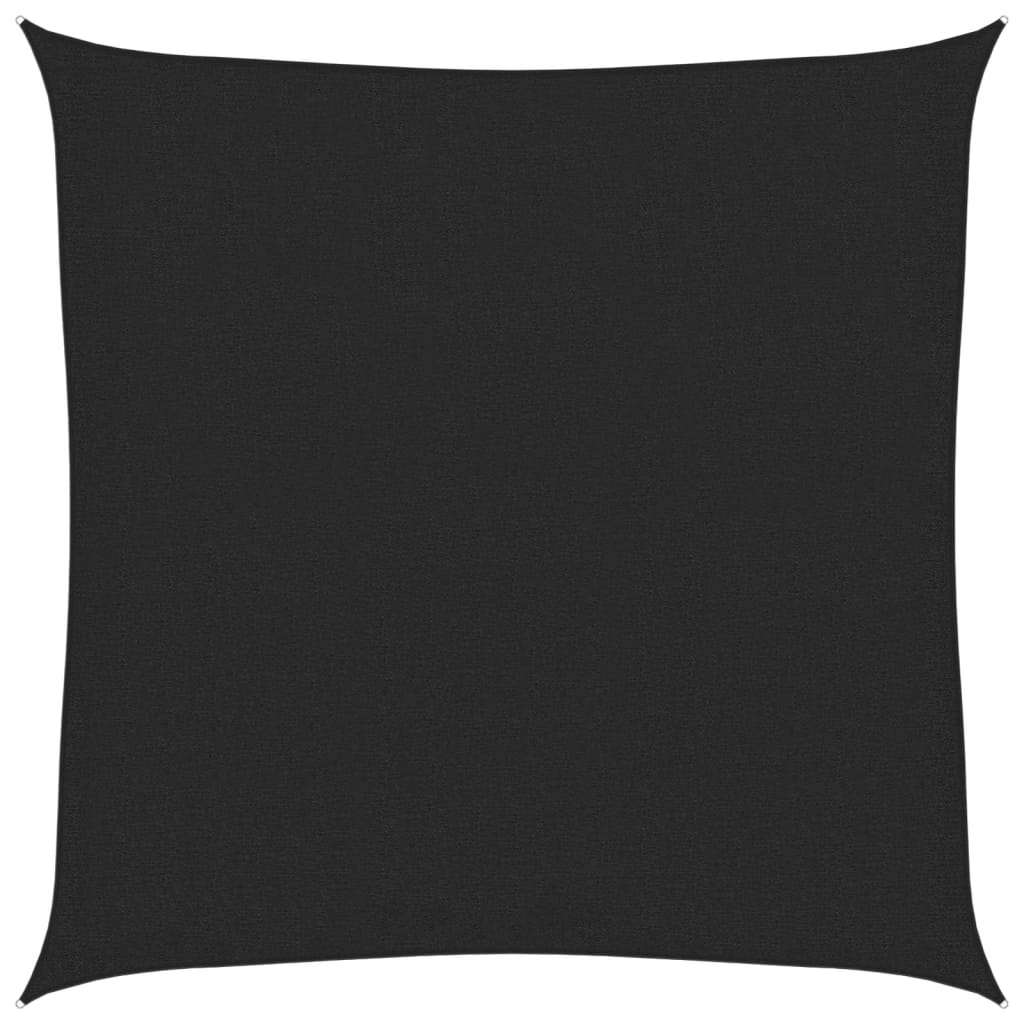 Vidaxl Zonnezeil 160 g m² 2x2 m hdpe sort