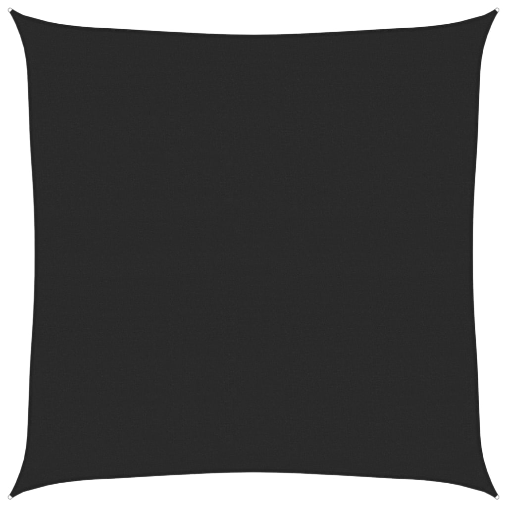 Vidaxl Zonnezeil 160 g m² 5x5 m hdpe sort