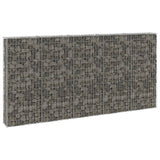 Mur de schanskorf Vidaxl avec couvercles 300x30x150 cm en acier galvanisé