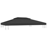 Vidaxl Prieverkak 2-lag 310 g m² 4x3 m sort