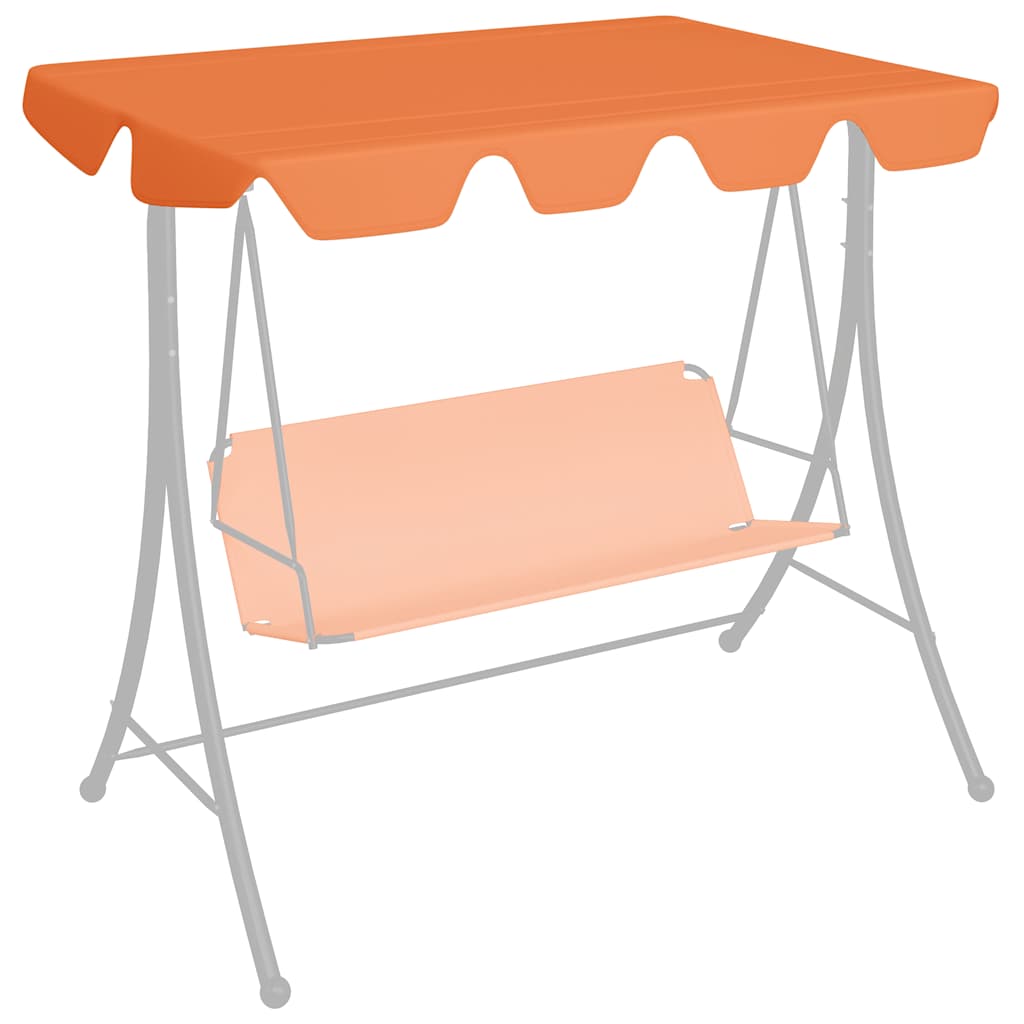 VidaXL replacement slip for swing bench 188 168x145 110 cm orange