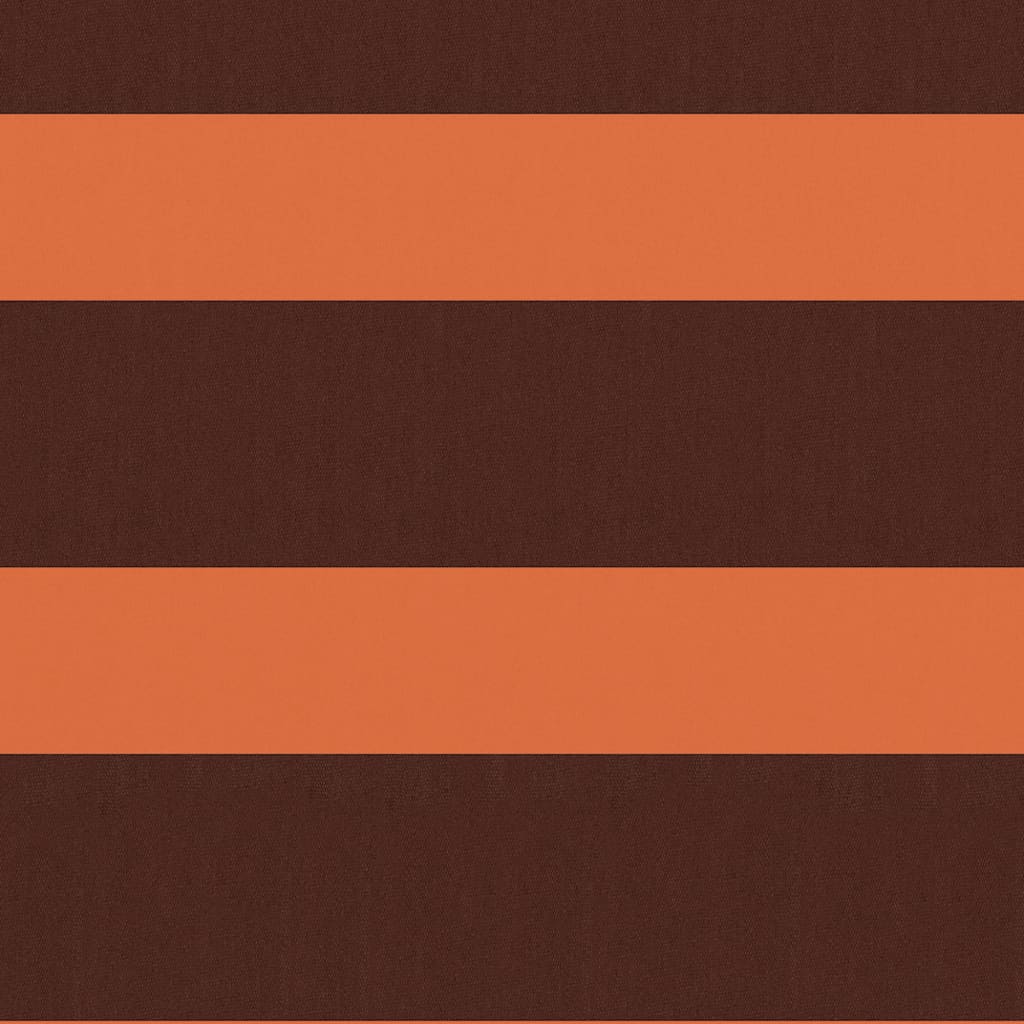 Obrazovka balkonu Vidaxl 90x500 cm Oxfordská textilie oranžová a hnědá