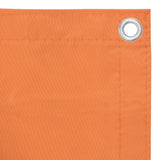 Obrazovka balkonu Vidaxl 75x500 cm Oxfordská textilie oranžová