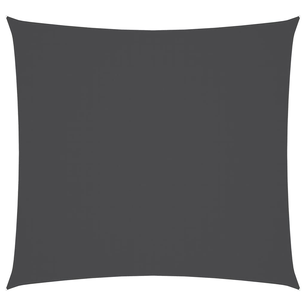 Vidaxl Sunshade Square 4x4 m Oxford Stratak Anthracit -Colored