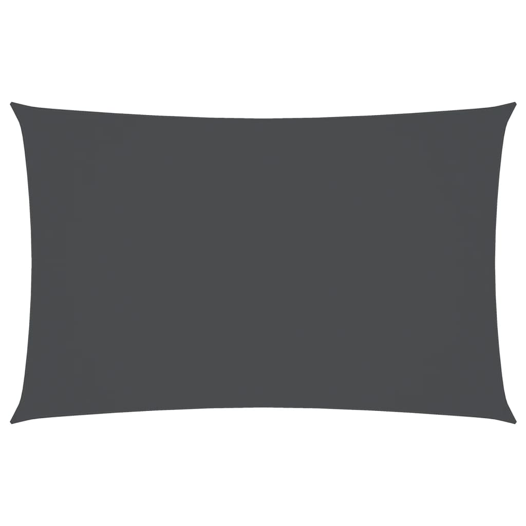 Vidaxl Sunshade Rectangular 3,5x5 M Oxford Fabric Anthracite -färgad