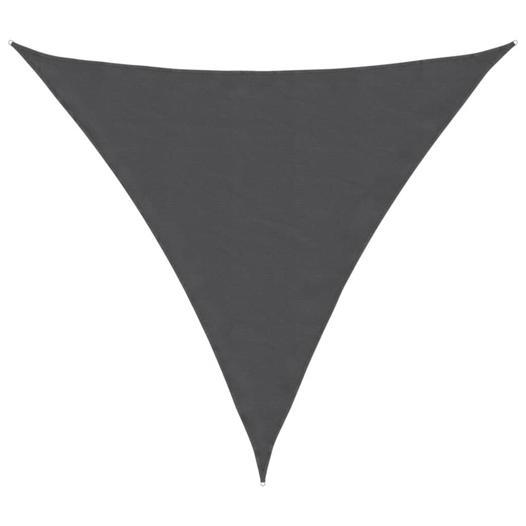 Vidaxl Sunshade Triangular 3x3x3 M Oxford Stof Anthracite -farvet
