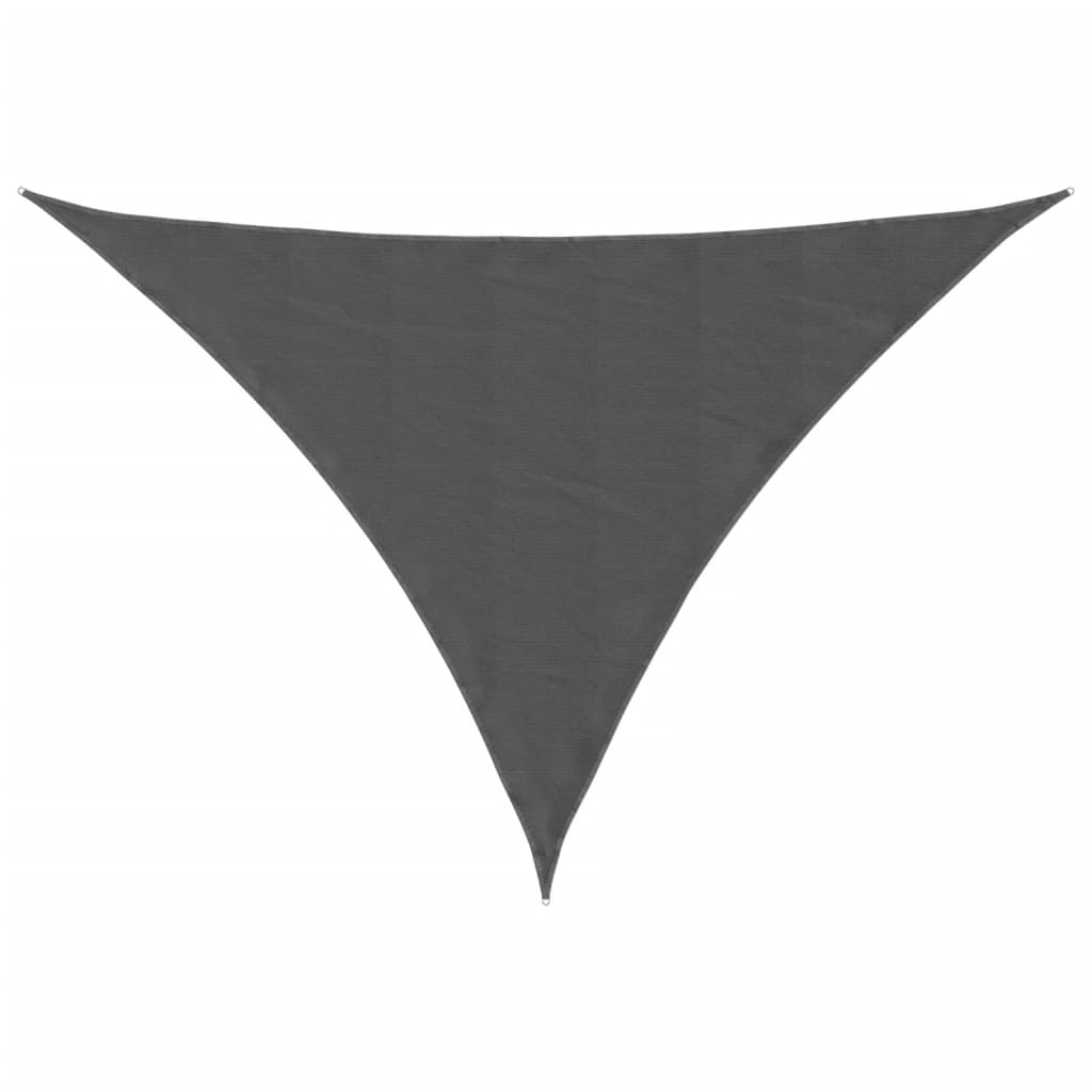 Vidaxl Sunshade Triangular 3.5x3.5x4.9 M Oxford Fabric Color antracita