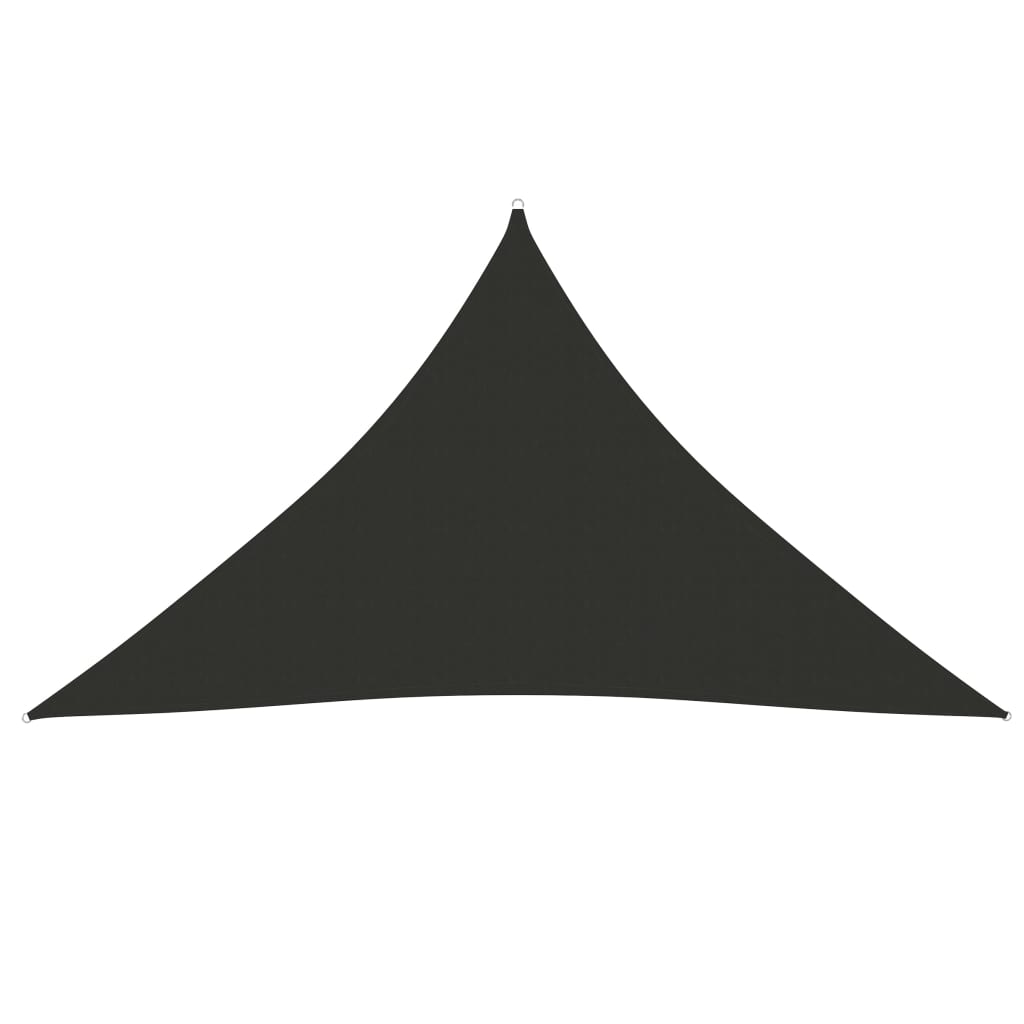 Vidaxl Sunshade Triangular 5x5x6 M Oxford Fabric Anthracite -colored