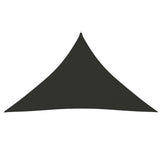Vidaxl Sunshade Triangular 5x5x6 M Oxford Fabric Anthracite -colored
